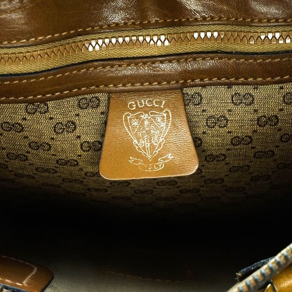 Auth Gucci Micro Gg Hand Bag Brown #15988V12 - Picture 8 of 14